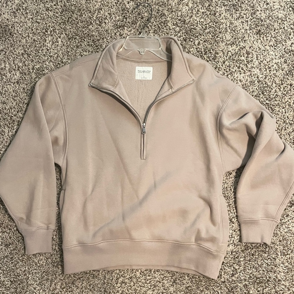 Abercrombie quarter zip sweatshirt